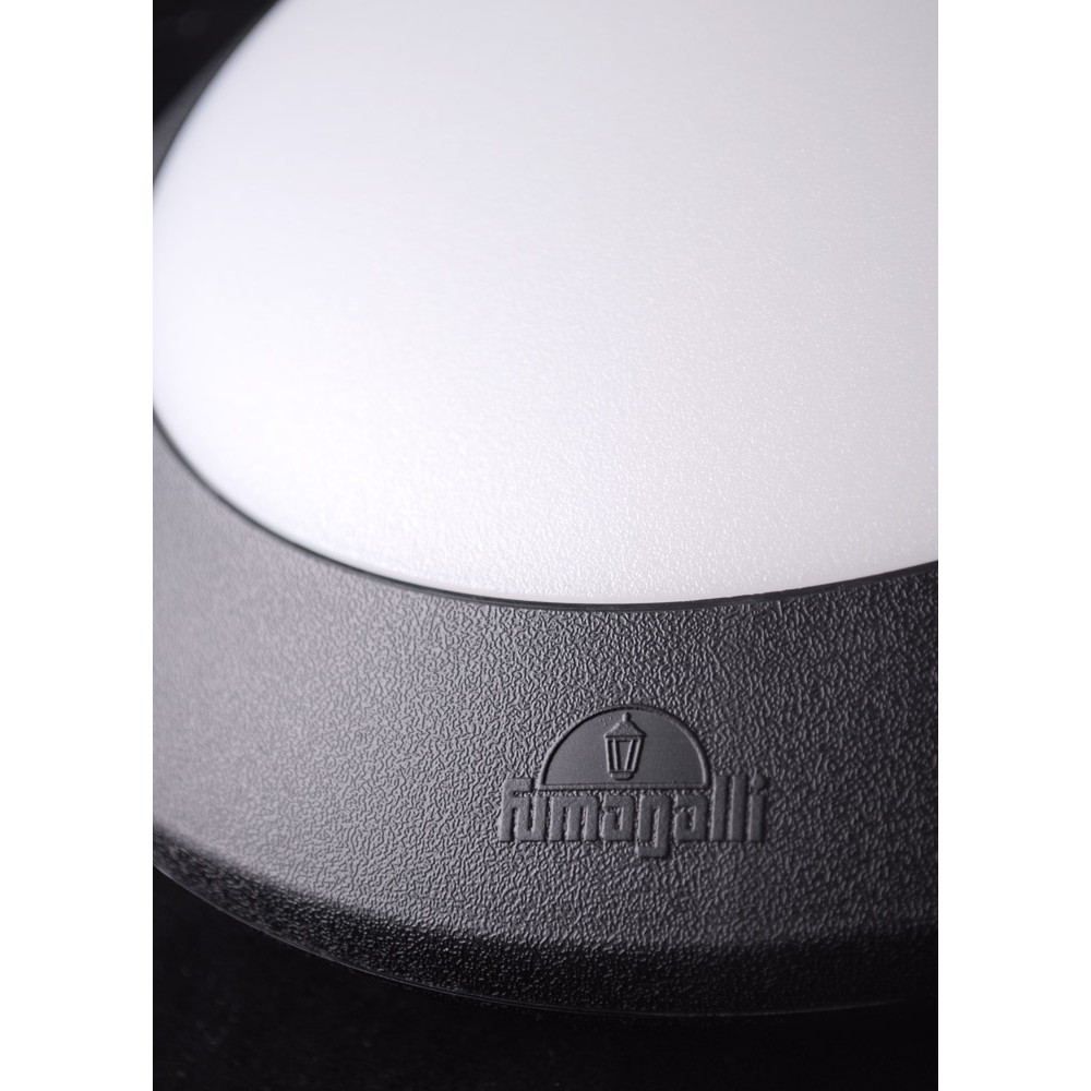 Φωτιστικό Οροφής - Τοίχου Εξωτερικού Χώρου σε Λευκό Ø27,5cm 1X60W E27 IP66 - BERTA FUMAGALLI