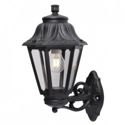 Φωτιστικό Απλίκα Εξωτερικού Χώρου Σε Μαύρο Χρώμα 1x E27 60W IP55 - BISSO/ANNA FUMAGALLI