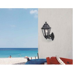 Φωτιστικό Απλίκα Εξωτερικού Χώρου Σε Μαύρο Χρώμα 1x E27 60W IP55 - BISSO/ANNA FUMAGALLI