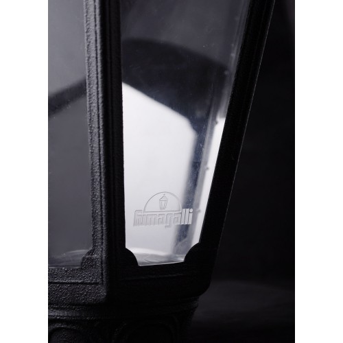 Κολώνα Δρόμου Δίφωτη Σε Μαύρο Χρώμα 2x 6W E27 IP55 - Gigi Bisso/Anna FUMAGALLI