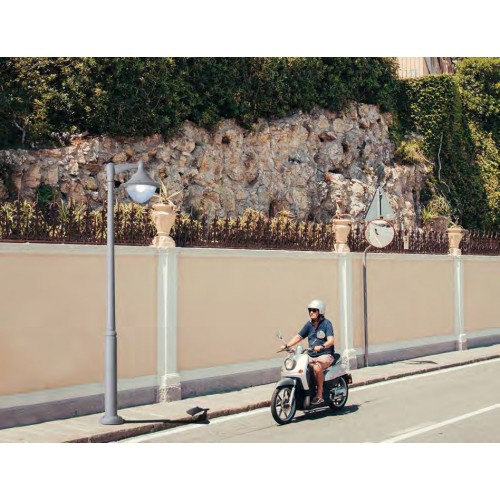 Κολώνα Δρόμου Σε Γκρι Χρώμα LED HIGH POWER 1 X 50W E27 IP55 - EKTOR-VIVI FUMAGALLI