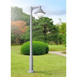 Κολώνα Δρόμου Σε Γκρι Χρώμα LED HIGH POWER 1 X 50W E27 IP55 - EKTOR-VIVI FUMAGALLI