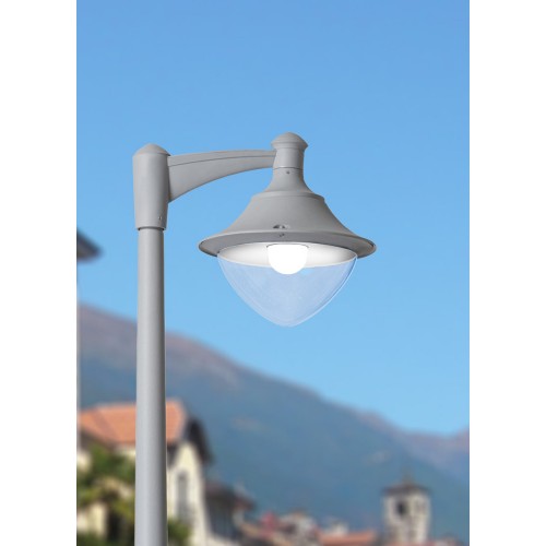 Κολώνα Δρόμου Σε Γκρι Χρώμα LED HIGH POWER 1 X 50W E27 IP55 - EKTOR-VIVI FUMAGALLI