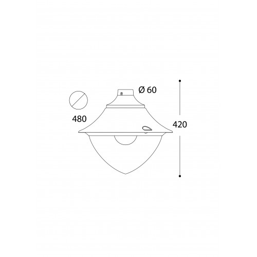 Κολώνα Δρόμου Σε Γκρι Χρώμα LED HIGH POWER 1 X 50W E27 IP55 - EKTOR-VIVI FUMAGALLI