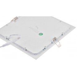 18W LED Slim Panel Χωνευτό Τετράγωνο 225x225 180° Λευκό Space Lights