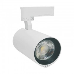 LED Ράγα Φωτισμού 2 Γραμμών 20W COB Ø93 Σε Λευκό - Space Lights