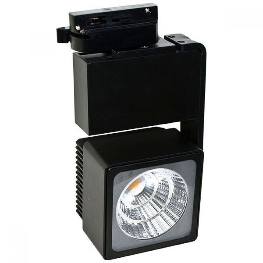 ΦΩΤΙΣΤΙΚΟ ΡΑΓΑΣ 4-LINE 30W COB SQUARE BLACK NATURAL - Space Lights