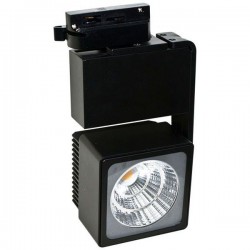 ΦΩΤΙΣΤΙΚΟ ΡΑΓΑΣ 4-LINE 30W COB SQUARE BLACK NATURAL - Space Lights