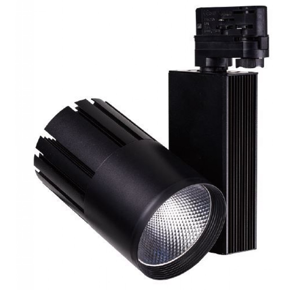 ΦΩΤΙΣΤΙΚΟ ΡΑΓΑΣ 4LINE 40W COB PRO BLACK NATURAL - Space Lights