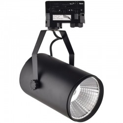 ΦΩΤΙΣΤΙΚΟ ΡΑΓΑΣ 4-LINE 30W COB IRIS BLACK NATURAL - Space Lights