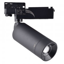 ΦΩΤΙΣΤΙΚΟ ΡΑΓΑΣ 4LINE 30W COB ZOOM BLACK NATURAL - Space Lights
