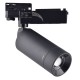 ΦΩΤΙΣΤΙΚΟ ΡΑΓΑΣ 4LINE 30W COB ZOOM BLACK NATURAL - Space Lights