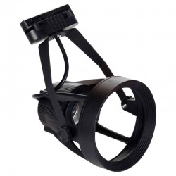 ΣΚΑΦΟΣ ΓΙΑ ΡΑΓΑ 4-LINE R320 BLACK (FOR E27-PAR30) - Space Lights