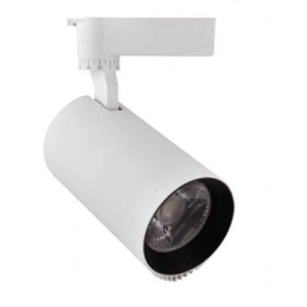 ΦΩΤΙΣΤΙΚΟ ΡΑΓΑΣ 2LINE 40W COB ROUND Ουδέτερο WΗITE BODY - Space Lights