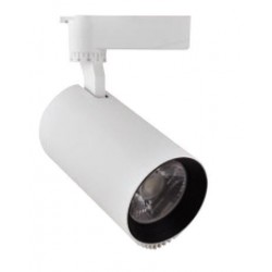 ΦΩΤΙΣΤΙΚΟ ΡΑΓΑΣ 2LINE 40W COB ROUND Ουδέτερο WΗITE BODY - Space Lights