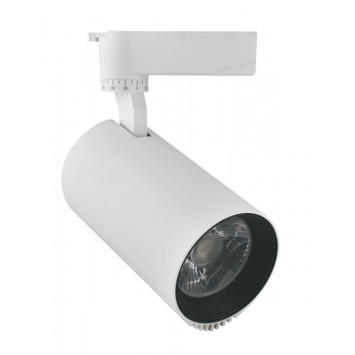 LED Ράγα Φωτισμού 2-LINE 30W COB ROUND Λευκό - Space Lights