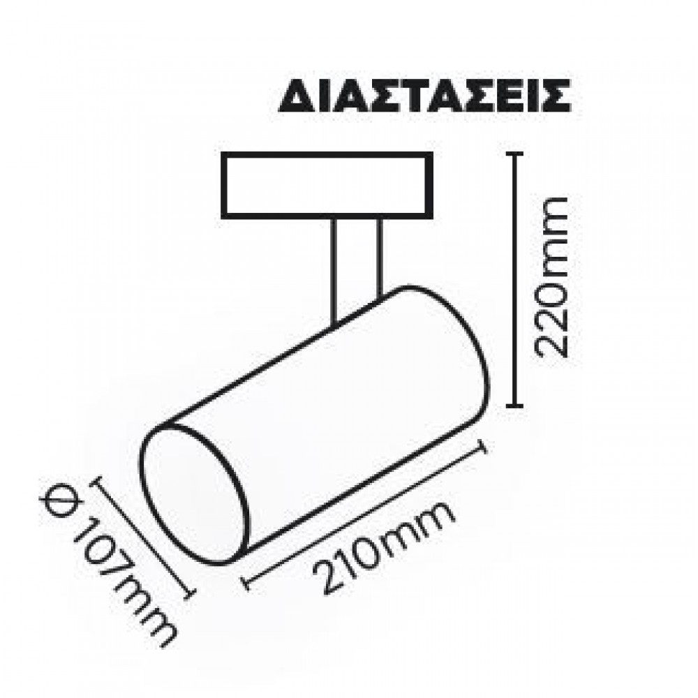 ΦΩΤΙΣΤΙΚΟ ΡΑΓΑΣ 4LINE 30W COB DYNAMIC BLACK Θερμό - Space Lights