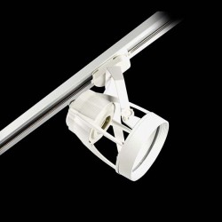 ΣΚΑΦΟΣ ΓΙΑ ΡΑΓΑ 2-LINE R320 WHITE (FOR E27-PAR30) - Space Lights