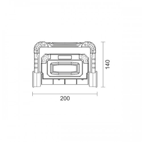 LED Προβολέας Φορητός Εργασίας Με Μπαταρίες 4x AA 20W IP65 - SpotLight