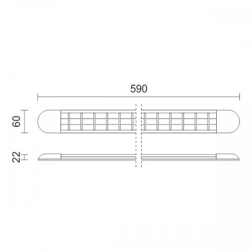 LED Γραμμικό Φωτιστικό 59cm 18W 1800lm - SpotLight