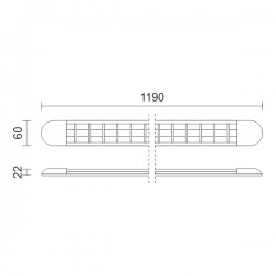 LED Γραμμικό Φωτιστικό 119cm 36W 3600lm - SpotLight