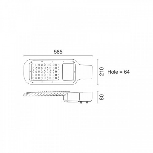 ΦΩΤΙΣΤΙΚΟ ΔΡΟΜΟΥ LED HPL 150W 6000K 140° IP65 SpotLight