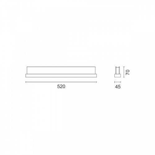 ΦΩΤΙΣΤΙΚΟ ΛΟΥΤΡΟΥ LED 12W 4000K - Spotlight