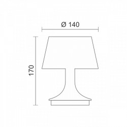 Φωτιστικό LED Γραφείου 3W 3000K / 4000K Dimmable Με Τηλεκοντρόλ - Spotlight