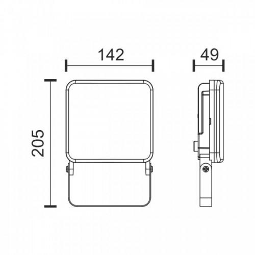 LED Προβολέας  BLUETOOTH 24W CCT RGB IP65 - Spotlight