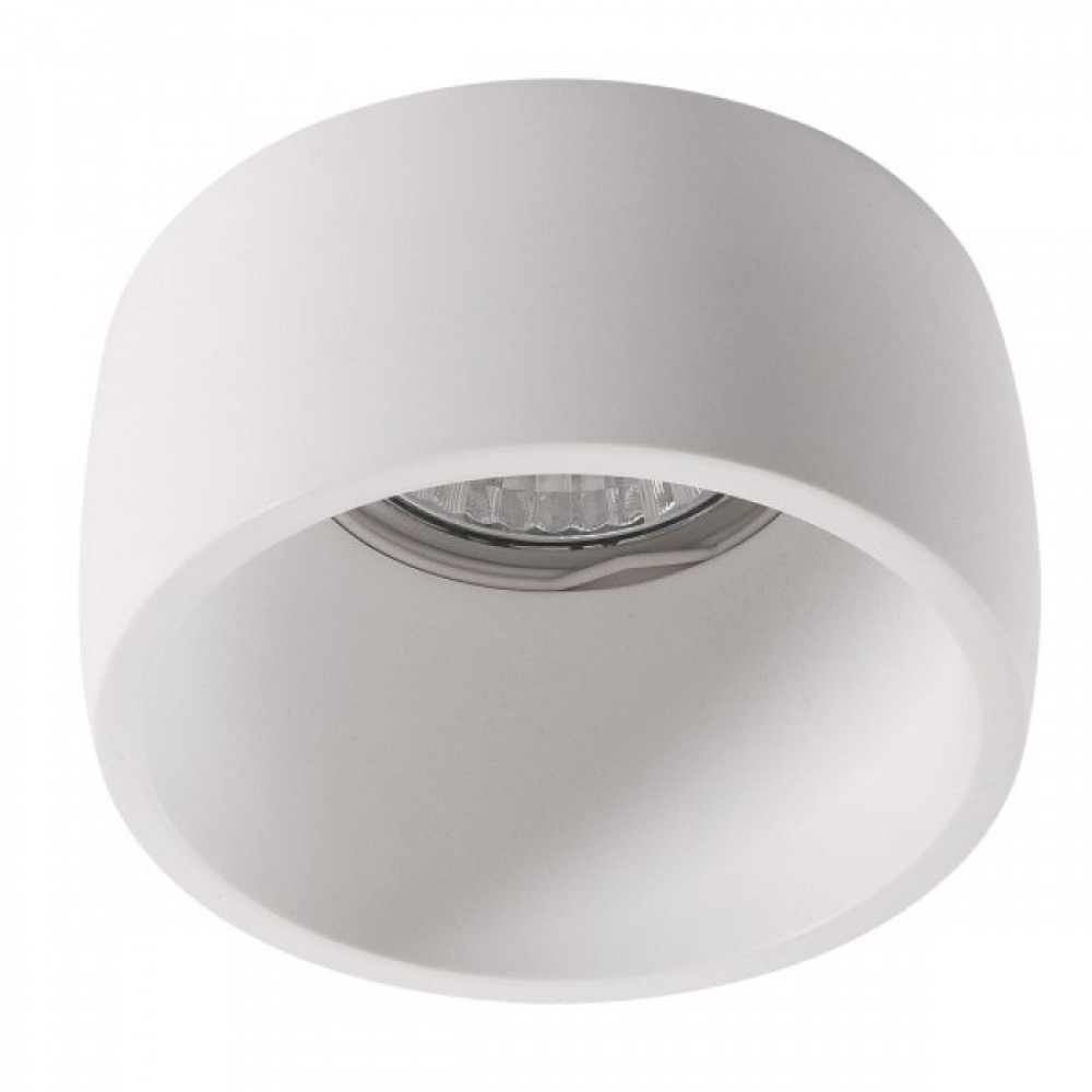 ΧΩΝΕΥΤΟ ΓΥΨΙΝΟ ΟΡΟΦΗΣ ΣΤΡΟΓΓΥΛΟ 1xGU10 10W - Spotlight