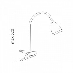 Φωτιστικό LED Γραφείου Μαύρο 5W 4000K - Spotlight