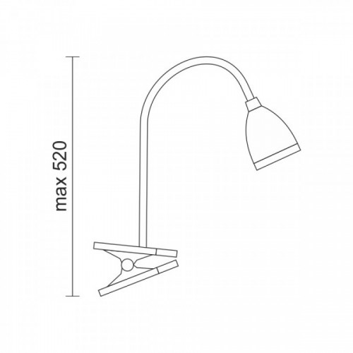 Φωτιστικό LED Γραφείου Λευκό 5W 4000K - Spotlight