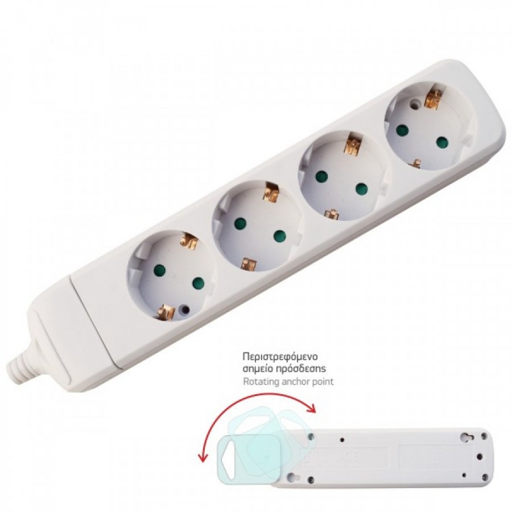 Πολύπριζο Χωρίς Καλώδιο 4x Πρίζες - Spotlight