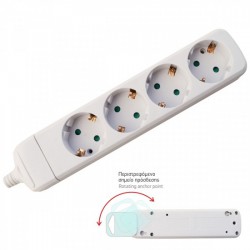 Πολύπριζο Χωρίς Καλώδιο 4x Πρίζες - Spotlight