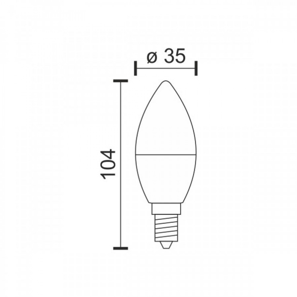 Λαμπτήρας LED E14 SMART WiFi 5.5W RGB - Spotlight