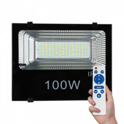 Ηλιακός Προβολέας LED SMD 100W 6000K IP65 Με Αισθητήρα - Spotlight