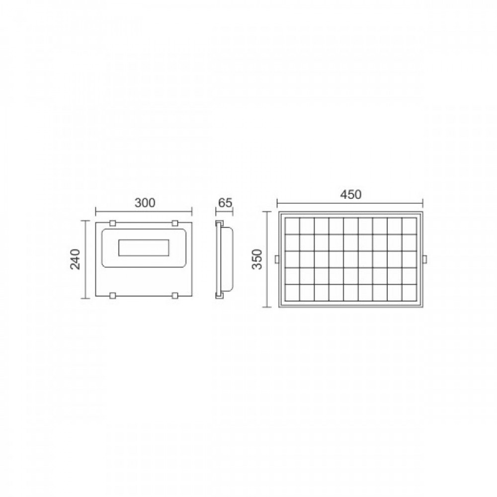 Ηλιακός Προβολέας LED SMD 200W 6000K IP65 Με Αισθητήρα - Spotlight