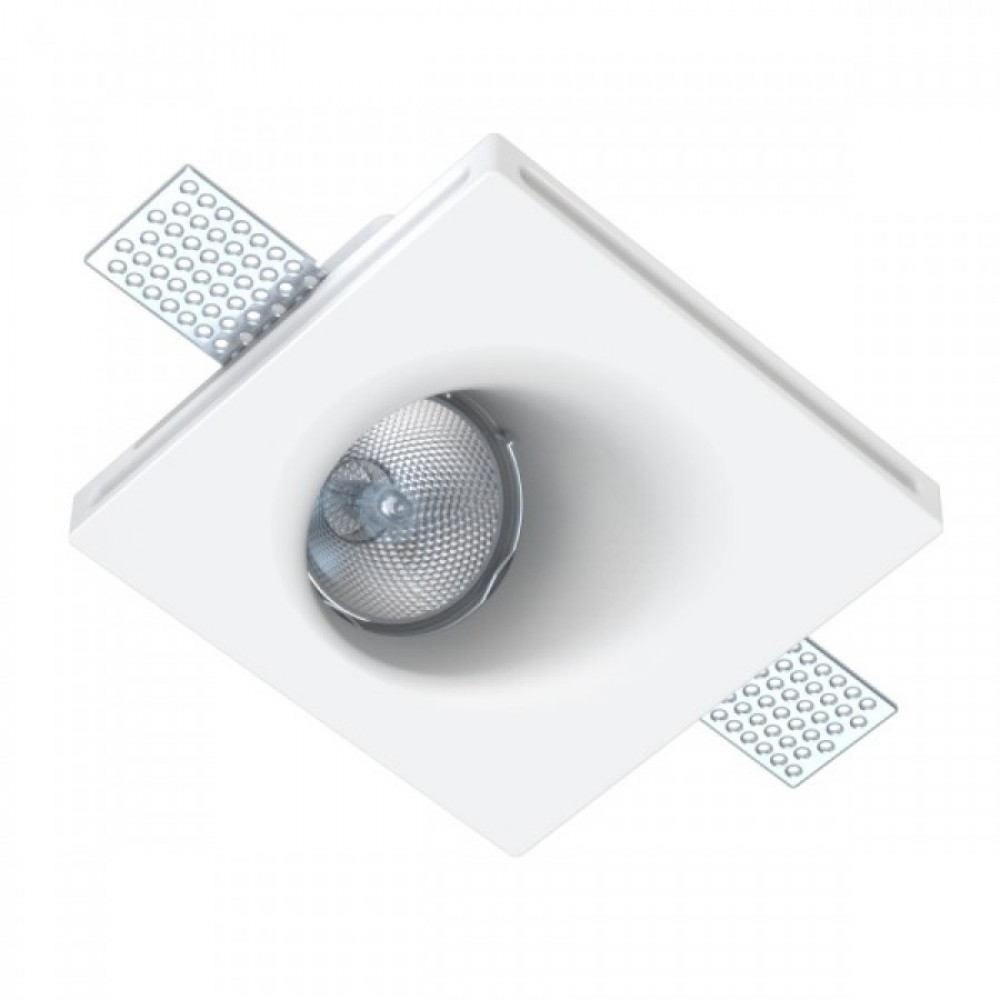 ΧΩΝΕΥΤΟ ΓΥΨΙΝΟ ΟΡΟΦΗΣ 1x GU10 max 10W - Spotlight