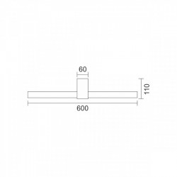 ΦΩΤΙΣΤΙΚΟ ΛΟΥΤΡΟΥ ΧΡΩΜΙΟ LED 14W 3000K / 4000K - Spotlight