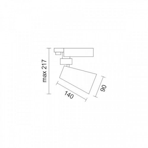 SPOT ΡΑΓΑΣ LED ΡΥΘΜΙΖΟΜΕΝΟ 40W 3000K ΛΕΥΚΟ Spotlight