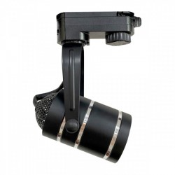 Φωτιστικό Ράγας Τριφασικό Σποτ Μαύρο 1xGU10 max 10W Spotlight