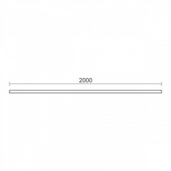 ΜΟΝΟΦΑΣΙΚΗ Ράγα 2 Μέτρα Λευκή - Spotlight