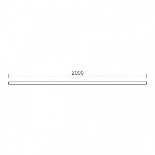 ΜΟΝΟΦΑΣΙΚΗ Ράγα 2 Μέτρα Λευκή - Spotlight