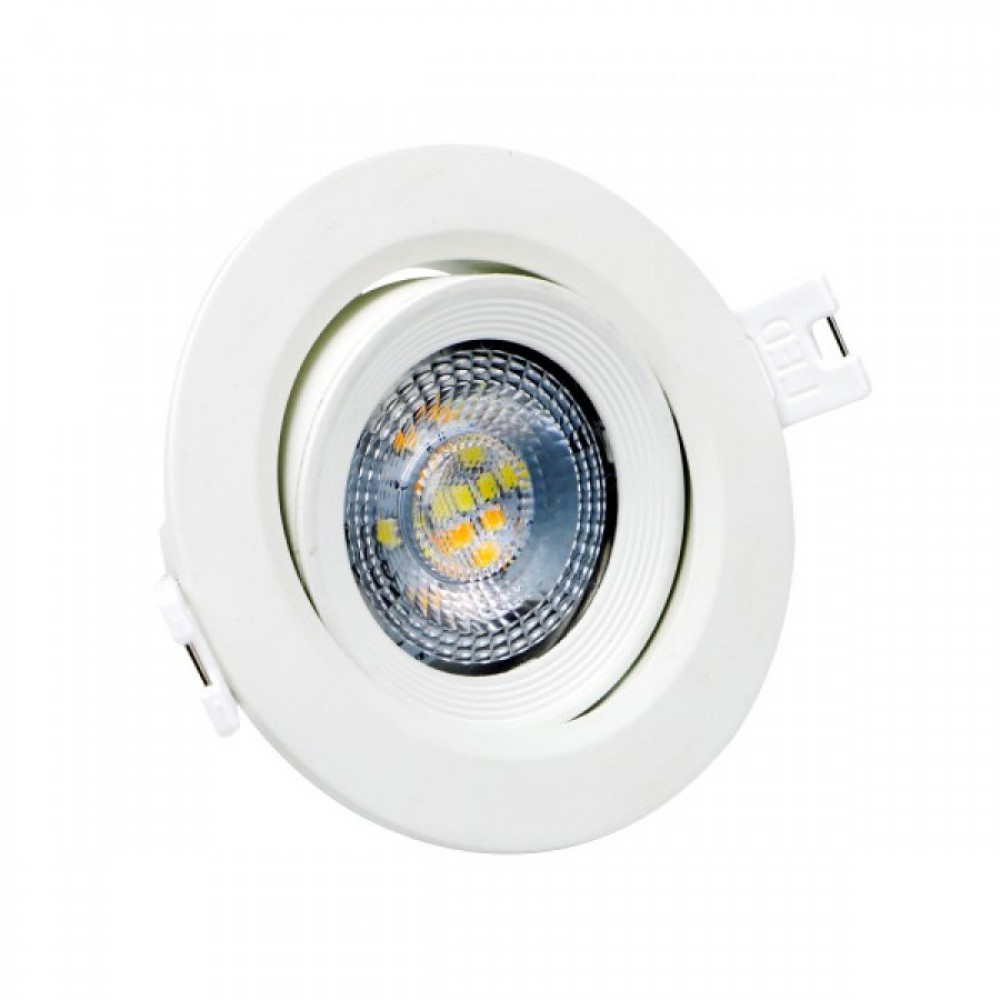 ΧΩΝΕΥΤΟ LED ΟΡΟΦΗΣ CCT ΠΕΡΙΣΤΡΕΦΟΜΕΝΟ 12W 3000K | 4000K | 6000K Στρογγυλό SpotLight