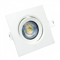 ΧΩΝΕΥΤΟ LED ΟΡΟΦΗΣ CCT ΠΕΡΙΣΤΡΕΦΟΜΕΝΟ 7W 3000K | 4000K | 6000K Τετράγωνο SpotLight