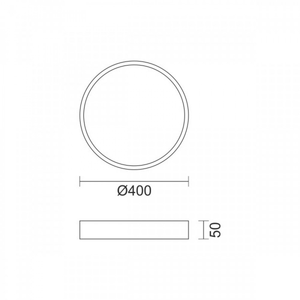 ΠΛΑΦΟΝΙΕΡΑ ΟΡΟΦΗΣ ΛΕΥΚΗ LED CCT 48W 3000K | 4000K | 6000K - Spotlight