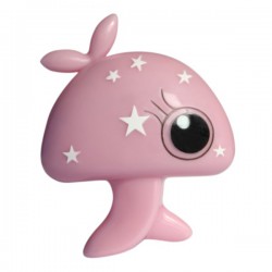 LED Φωτιστικό Νυκτός Ψαράκι Ροζ 0,5W Spotlight