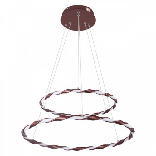 LED Κρεμαστό Φωτιστικό Αλουμίνιο Σε Καφέ 60W 5700Lm 3000K Spotlight