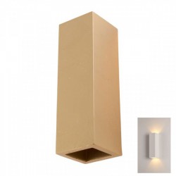 Γύψινο Φωτιστικό Τοίχου Δίφωτο Χρυσό 2xGU10 SpotLight