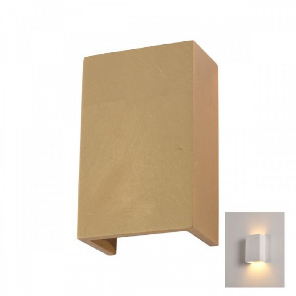 Γύψινο Φωτιστικό Τοίχου Χρυσό G9 SpotLight